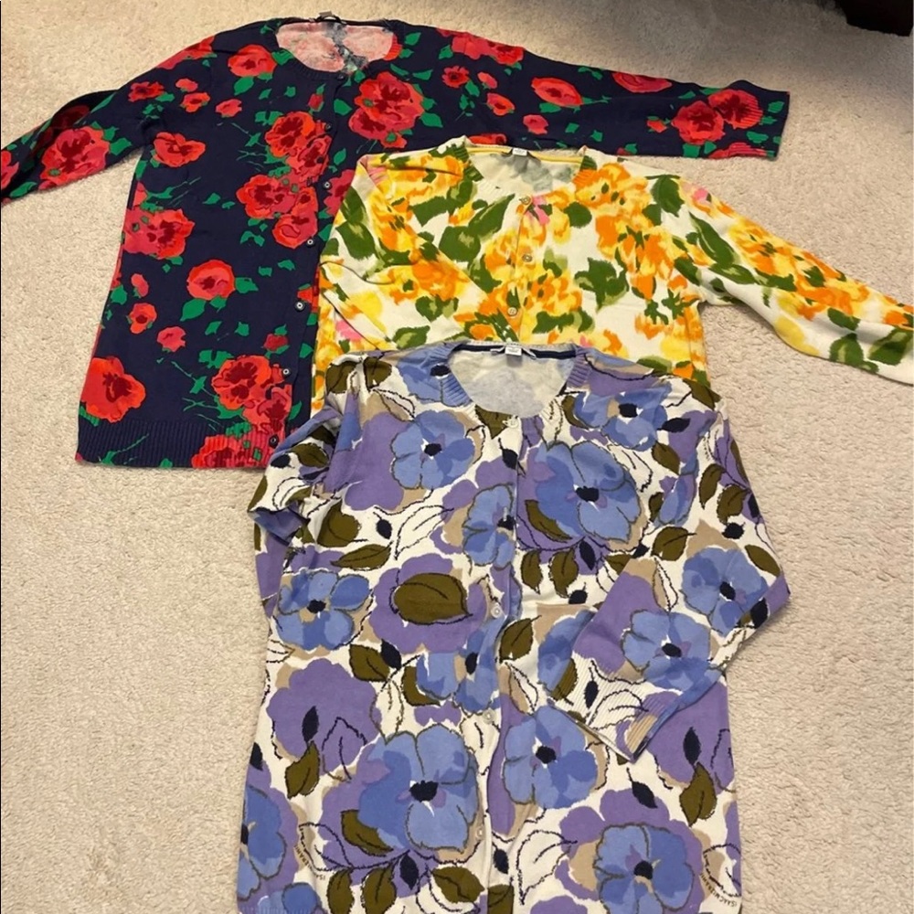 Isaac Mizrahi Live Cardigans- lot of three